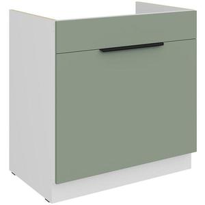 Kuchynská skrinka Aria-Sa/Wh Anti Fingerprint 80zl 1s Bb vyobraziť