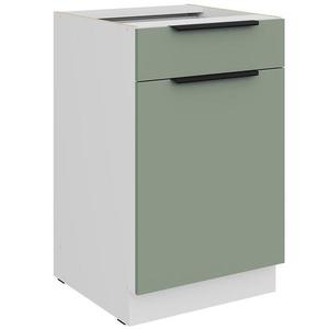 Kuchynská skrinka Aria-Sa/Wh Anti Fingerprint 50d 1f 1s Bb vyobraziť