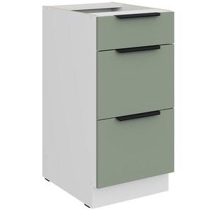 Kuchynská skrinka Aria-Sa/Wh Anti Fingerprint 40d 3s Bb vyobraziť