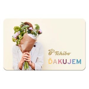 Digitálna darčeková karta »Ďakujem« vyobraziť