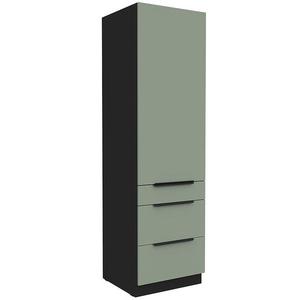 Kuchynská skrinka Aria-Sa/Bl Anti Fingerprint 60dks-210 1f 3s vyobraziť