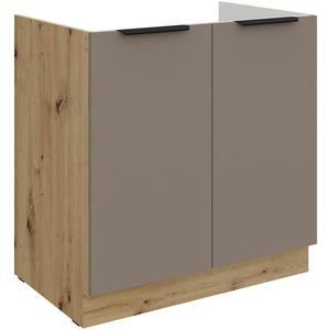 Kuchynská skrinka Aria-Ta/Ar Anti Fingerprint 80zl 2f Bb vyobraziť