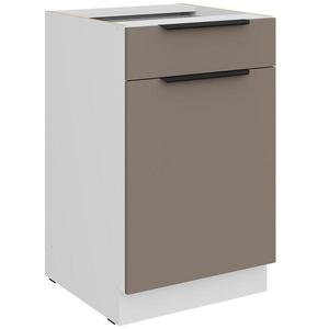 Kuchynská skrinka Aria-Ta/Wh Anti Fingerprint 50d 1f 1s Bb vyobraziť