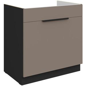 Kuchynská skrinka Aria-Ta/Bl Anti Fingerprint 80zl 1s Bb vyobraziť