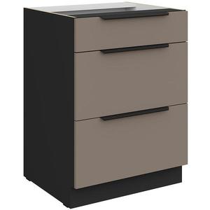 Kuchynská skrinka Aria-Ta/Bl Anti Fingerprint 60d 3s Bb vyobraziť