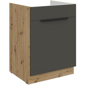 Kuchynská skrinka Aria-Gr/Ar Anti Fingerprint 60zl 1s Bb vyobraziť