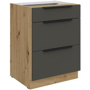 Kuchynská skrinka Aria-Gr/Ar Anti Fingerprint 60d 3s Bb vyobraziť