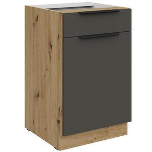 Kuchynská skrinka Aria-Gr/Ar Anti Fingerprint 50d 1f 1s Bb vyobraziť