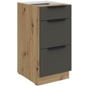 Kuchynská skrinka Aria-Gr/Ar Anti Fingerprint 40d 3s Bb vyobraziť