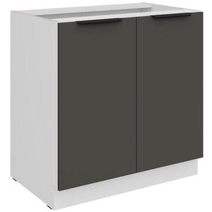 Kuchynská skrinka Aria-Gr/Wh Anti Fingerprint 80d 2f Bb vyobraziť