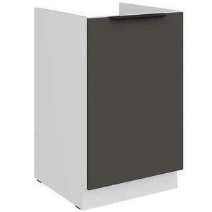 Kuchynská skrinka Aria-Gr/Wh Anti Fingerprint 50zl 1f Bb vyobraziť