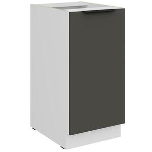 Kuchynská skrinka Aria-Gr/Wh Anti Fingerprint 40d 1f Bb vyobraziť