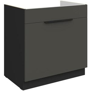 Kuchynská skrinka Aria-Gr/Bl Anti Fingerprint 80zl 1s Bb vyobraziť