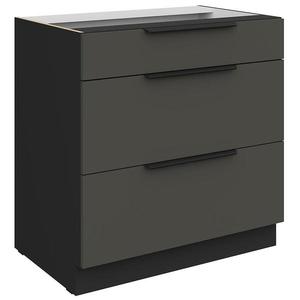 Kuchynská skrinka Aria-Gr/Bl Anti Fingerprint 80d 3s Bb vyobraziť