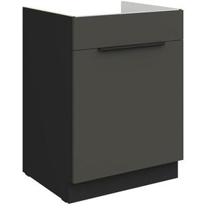 Kuchynská skrinka Aria-Gr/Bl Anti Fingerprint 60zl 1s Bb vyobraziť