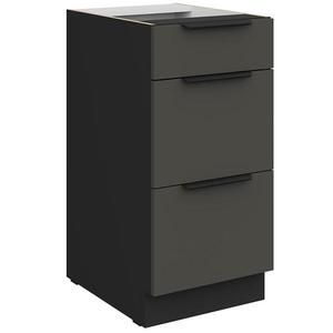 Kuchynská skrinka Aria-Gr/Bl Anti Fingerprint 40d 3s Bb vyobraziť