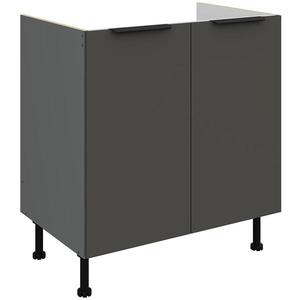 Kuchynská skrinka Aria-Gr/Ant Anti Fingerprint 80zl 2f Bb vyobraziť