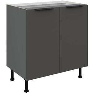 Kuchynská skrinka Aria-Gr/Ant Anti Fingerprint 80d 2f Bb vyobraziť