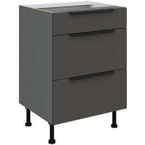 Kuchynská skrinka Aria-Gr/Ant Anti Fingerprint 60d 3s Bb vyobraziť