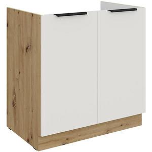 Kuchynská skrinka Aria-Wh/Ar Anti Fingerprint 80zl 2f Bb vyobraziť