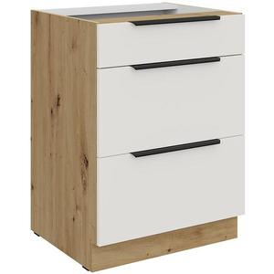 Kuchynská skrinka Aria-Wh/Ar Anti Fingerprint 60d 3s Bb vyobraziť