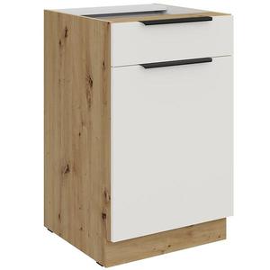 Kuchynská skrinka Aria-Wh/Ar Anti Fingerprint 50d 1f 1s Bb vyobraziť