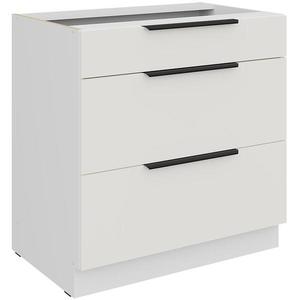 Kuchynská skrinka Aria-Wh/Wh Anti Fingerprint 80d 3s Bb vyobraziť