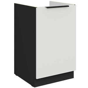 Kuchynská skrinka Aria-Wh/Bl Anti Fingerprint 50zl 1f Bb vyobraziť