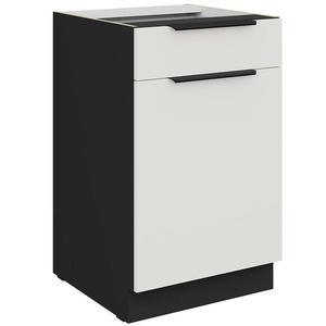 Kuchynská skrinka Aria-Wh/Bl Anti Fingerprint 50d 1f 1s Bb vyobraziť