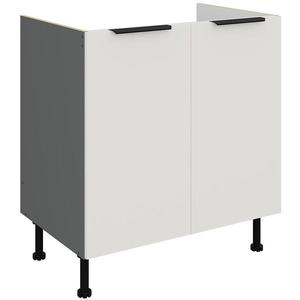 Kuchynská skrinka Aria-Wh/Ant Anti Fingerprint 80zl 2f Bb vyobraziť