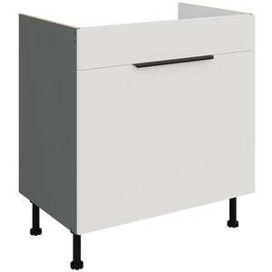 Kuchynská skrinka Aria-Wh/Ant Anti Fingerprint 80zl 1s Bb vyobraziť