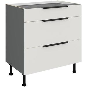 Kuchynská skrinka Aria-Wh/Ant Anti Fingerprint 80d 3s Bb vyobraziť