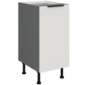 Kuchynská skrinka Aria-Wh/Ant Anti Fingerprint 40d 1f Bb vyobraziť