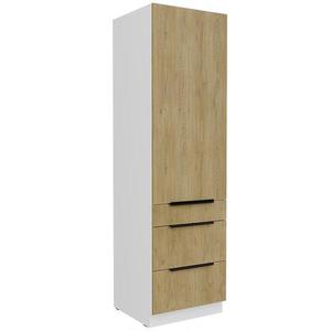 Kuchynská skrinka Cremona Wh 60dks-210 1f 3s vyobraziť