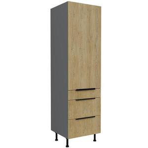 Kuchynská skrinka Cremona Ant 60dks-215 1f 3s vyobraziť