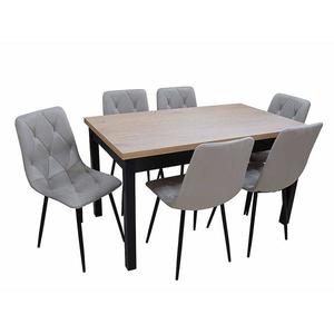 Jedálenská zostava1+6 Miki cremona/čierna vyobraziť