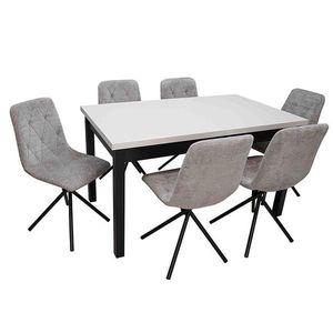 Jedálenská zostava1+6 Juma kašmír/čierna vyobraziť