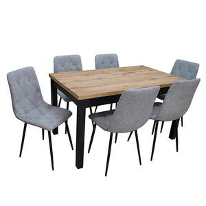 Jedálenská zostava1+6 Jolita wotan/čierna vyobraziť