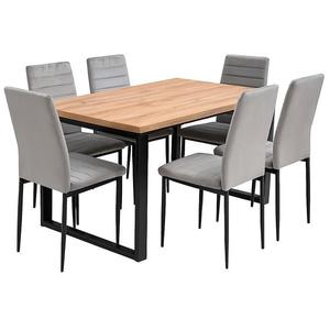 Jedálenská zostava1+6 Fatima wotan/čierna vyobraziť