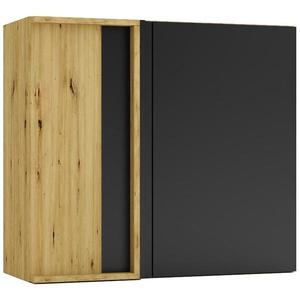 Kuchynská skrinka Cosmo Isabel Wnp P/L Čierny hrášok/Dub Artisan vyobraziť