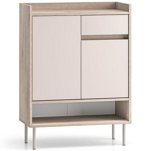 Skrinka na topánky Voco 03 dub cremona/cashmere vyobraziť