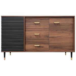 Komoda K1 148 Tmavý Orech /Čierna vyobraziť