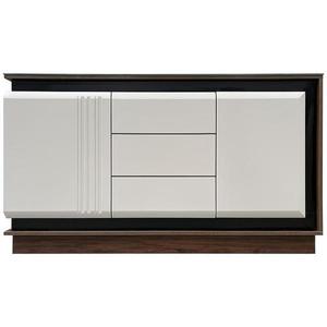 Komoda K4 145 Tmavý Orech/Kašmír/Čierny Mramor vyobraziť