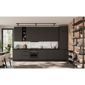 Kuchynská linka Aria GR/BL 390 cm bez kuchynskej dosky vyobraziť