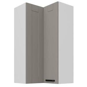 Skrinka do kuchyne Luna claygrey/biely 60x60 GN-108 2F (90°) vyobraziť