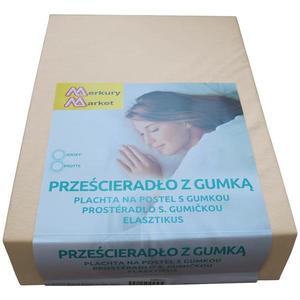 Plachta na posteľ Jersey 140x200 béžová 4011 vyobraziť