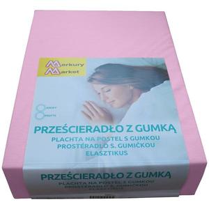 Plachta na posteľ Jersey 160x200 svetloružová 4605 vyobraziť