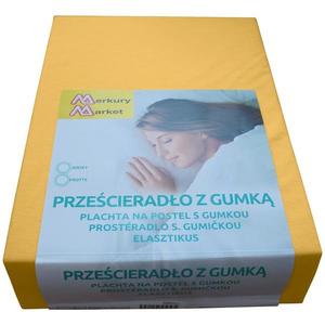 Plachta na posteľ jersey 200x220 kol. 5103 horčicová vyobraziť