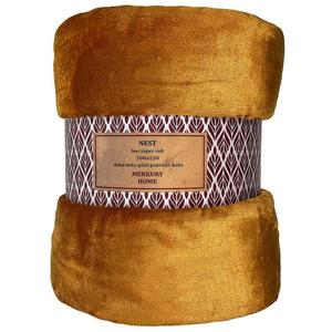 Deka Nest Super Soft horčicová 200x220 Merkury Home vyobraziť