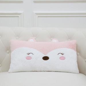 Vankúš líška 30x56cm ružový vyobraziť